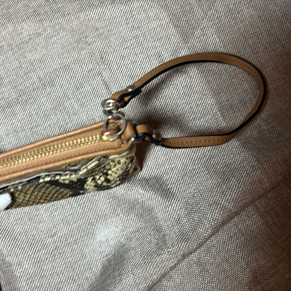 COACH Madison Python Print Wristlet - Picture 9 of 9
